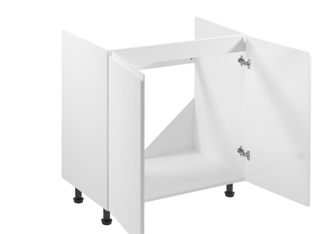 Küchenzeile in U-Form K102-G780 - Aspen Weiß - Rundum gut organisiert - ROYAL24_MARKT