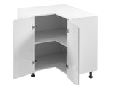Winkelküche - Aspen - Weiß (Hochglanz) - K55-330×210 cm - ROYAL24_MARKT