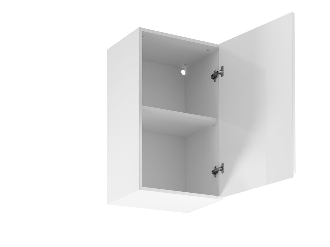 Hängeschrank 45 cm - Aspen G45 - Weiß / Hochglanz