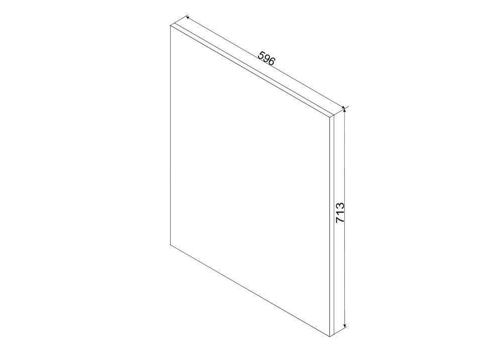 Geschirrspülefronten FZ 60 PU - ELENA - Robust und feuchtigkeitsbeständig - ROYAL24_MARKT