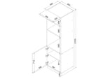 Mikrowellenumbauschrank D60PKMV P/L - ELENA - Modern & Praktisch - ROYAL24_MARKT