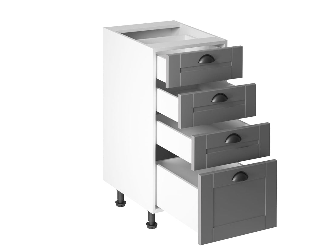 Unterschrank - Linea D40S4 - Die ideale Lösung für organisierten Stauraum - ROYAL24_MARKT