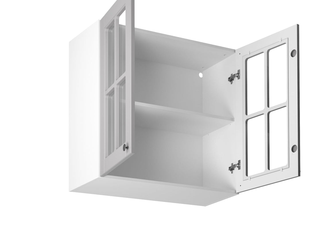 Glashängeschrank - Linea-Grau G80S - ROYAL24_MARKT