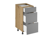 Nexa Küchenmöbel-Set KÜ-LN-003 – Beige – Stilvolle 460 cm Küchenlösung mit maximalem Stauraum und moderner Eleganz