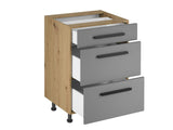 Winkelküche K100-G330 - Langen Beige - mit System – durchdacht geplant - ROYAL24_MARKT