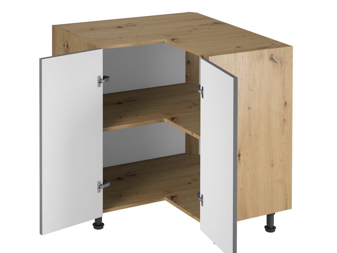 Winkelküche - Langen - Beige / Artisan Eiche - K53-330×210 cm - ROYAL24_MARKT