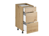 Nexa Küchenmöbel-Set KÜ03-L – Woodline – Stilvolle 460 cm Küchenlösung mit maximalem Stauraum und moderner Eleganz