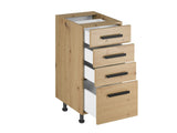 Winkelküche – Nexa – Artisan Eiche (Holzoptik) – K53-330×210 cm