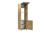 Nexa Küchenzeile KÜ-LN-001 – Modernes Design in Woodline mit maximalem Stauraum