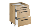Nexa Küchenzeile KÜ-LN-001 – Modernes Design in Woodline mit maximalem Stauraum