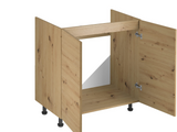 Nexa Küchenzeile KÜ-LN-001 – Modernes Design in Woodline mit maximalem Stauraum