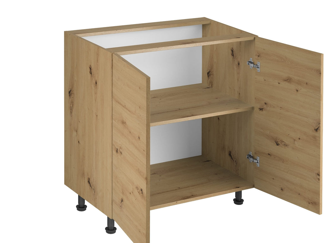Küchenzeile - Langen - Grau-Artisan Eiche - K23-G180-200-240 cm - ROYAL24_MARKT