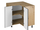 Winkelküche K100-G330 - Langen Beige - mit System – durchdacht geplant - ROYAL24_MARKT