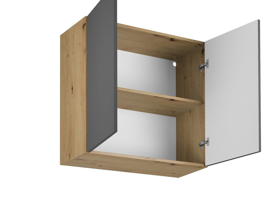 Küchenzeile K97-G260 - Langen Grau - Smart geplant für maximalen Nutzen - ROYAL24_MARKT