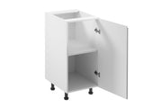 Unterschrank 40 cm - Velmora D40 P/L Grau/Hochglanz