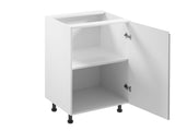 Unterschrank 60 cm - Velmora D60 P/L Grau/Hochglanz