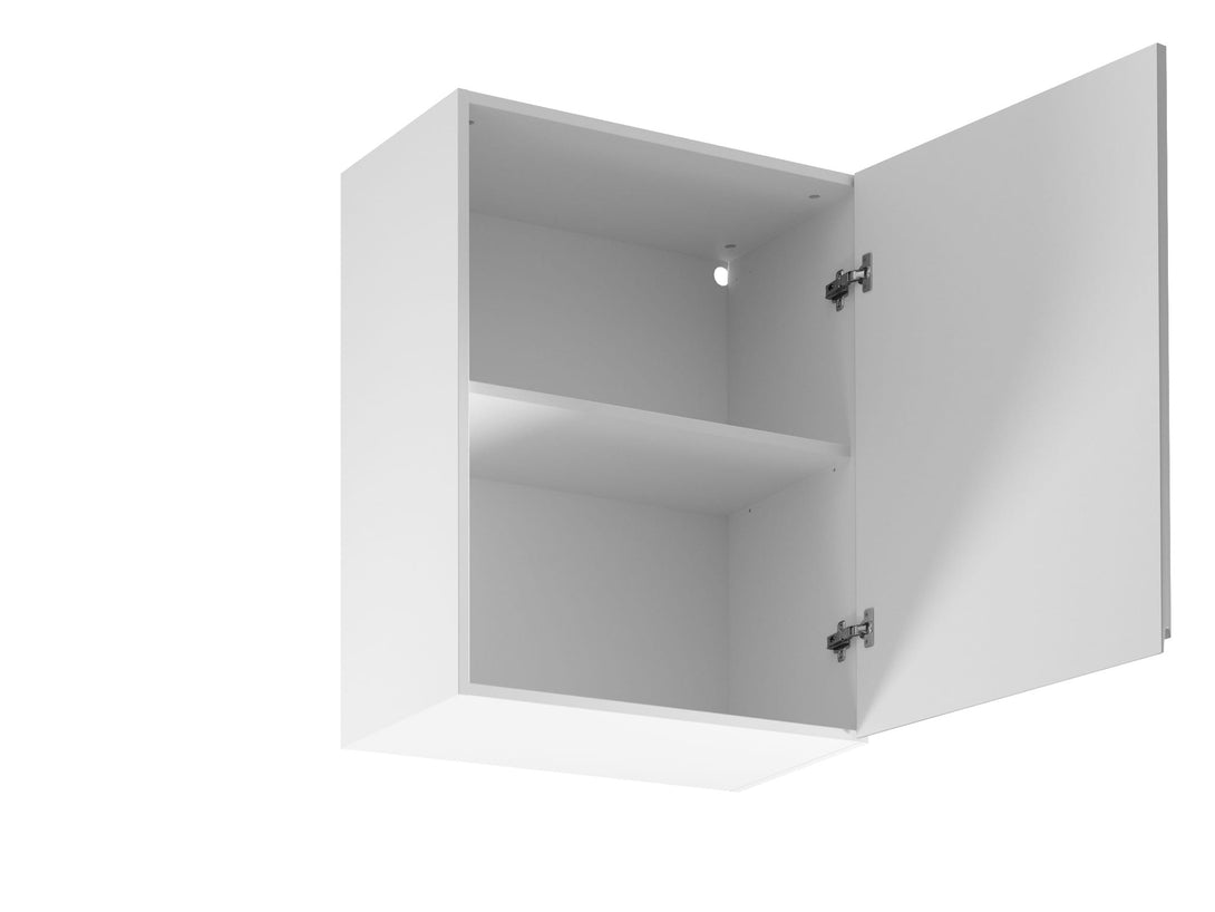 Küchenzeile - Aspen - Grau (Hochglanz) - K33-G140 cm - ROYAL24_MARKT