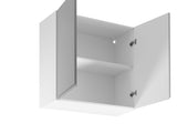 Küchenzeile - Aspen - Grau (Hochglanz) - K35-G200 cm - ROYAL24_MARKT