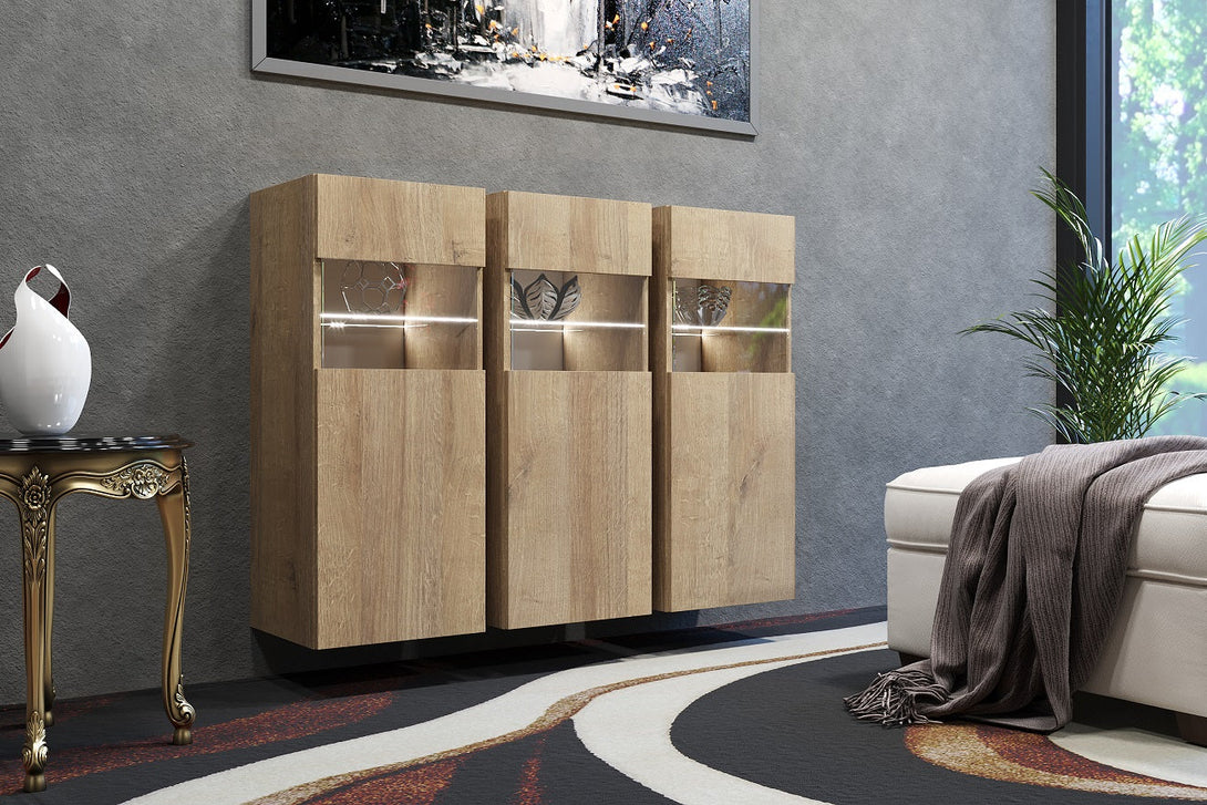 Kommode - 2024 / Elegante Kommoden mit erstklassigen Materialien ( Komplett Set 3 St. K19 Otivar )