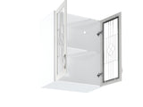 Glashängeschrank G60S - Sycylia Weiß - Charmantes Design für eine gemütliche Atmosphäre.