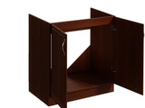 Küchenzeile Mit Insel - Sycylia - Milano Walnuss - K49-G340 cm - ROYAL24_MARKT