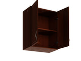 Küchenzeile Mit Insel - Sycylia - Milano Walnuss - K49-G340 cm - ROYAL24_MARKT