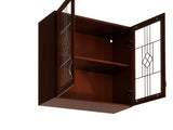 Küchenzeile Mit Insel - Sycylia - Milano Walnuss - K49-G340 cm - ROYAL24_MARKT