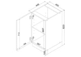 Unterschrank D40 P/L – Emverra – Stilvolle Aufbewahrung