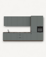 Küchenzeile K87-G400 R - Sorento - Harmonische Kombination aus Stil und Funktion - ROYAL24_MARKT