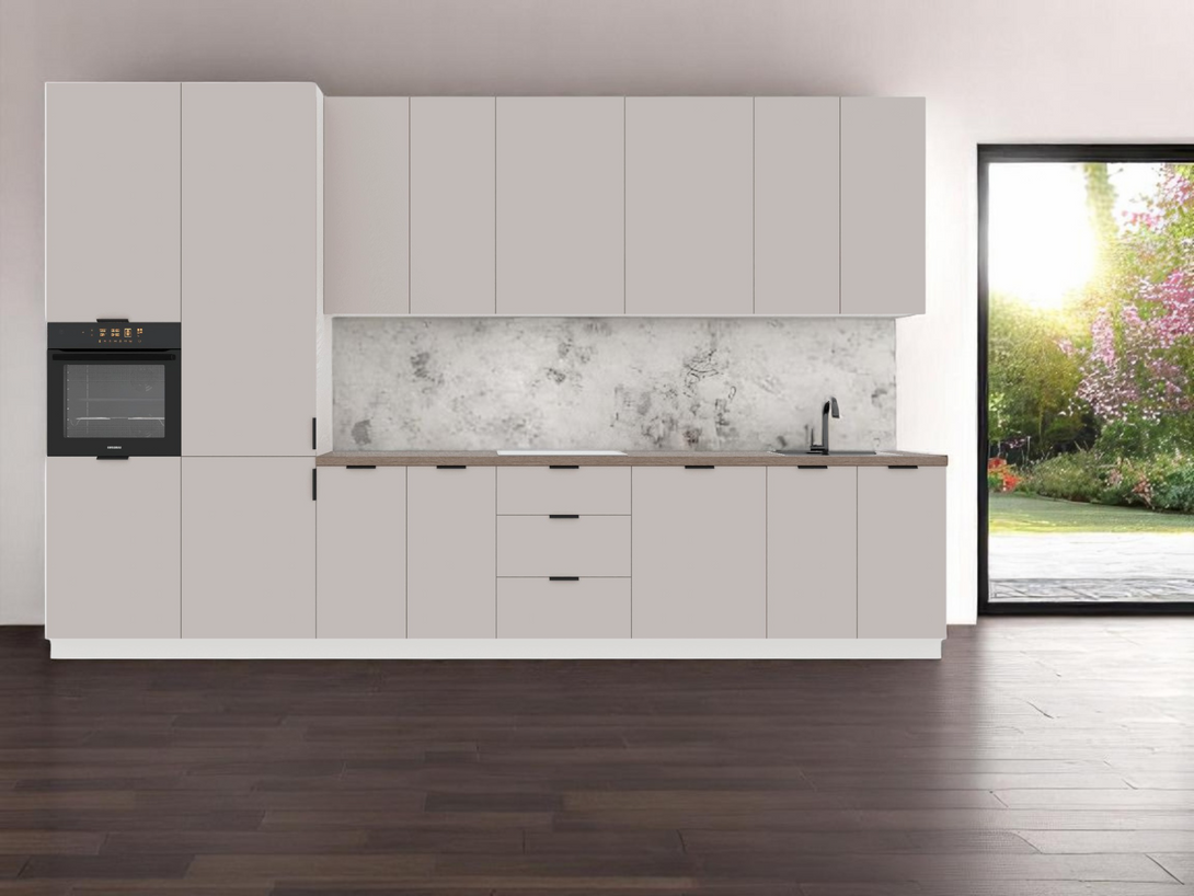 Küchenzeile K58-G400 L - Innovative Details für mehr Küchenkomfort - ROYAL24_MARKT