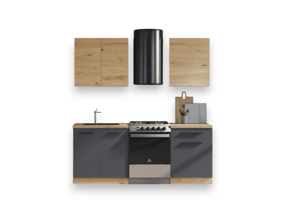 Küchenzeile - Langen -  K14-G140 - ROYAL24_MARKT