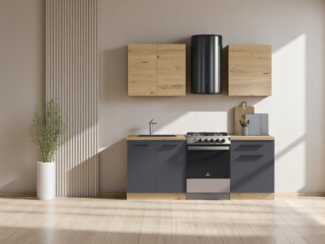 Küchenzeile - Langen -  K14-G140 - ROYAL24_MARKT