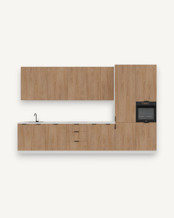 Küchenzeile K88-G400 R - mit robusten Materialien gefertigt - ROYAL24_MARKT