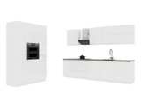 Küchenzeile K74-G440 - Aspen Weiß - Balance zwischen Modernität und Funktion - ROYAL24_MARKT