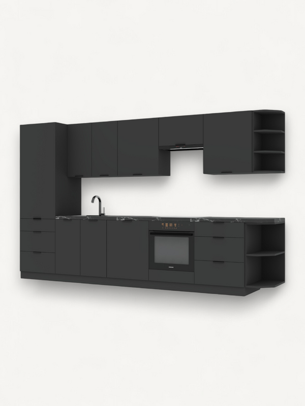 Küchenzeile K79-G350 - SIENA - Zeitloses Design für jede Kücheneinrichtung