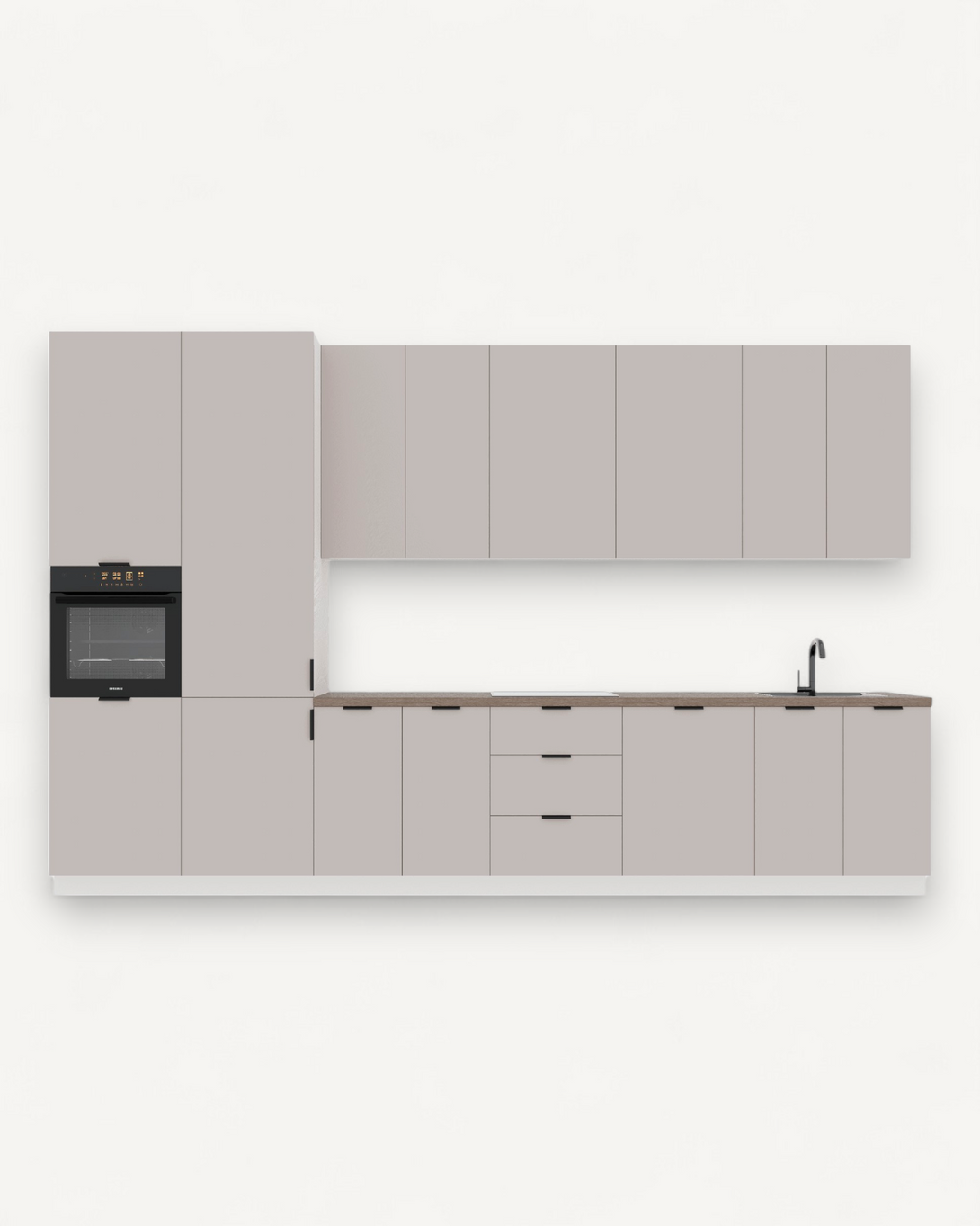 Küchenzeile K58-G400 L - Innovative Details für mehr Küchenkomfort - ROYAL24_MARKT