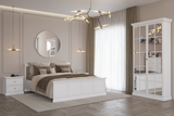 Livento Eleganter Nachttisch mit 2 Schubladen im Klassischen Stil