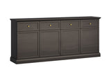 Livento Stilvolle Kommode mit 4 Türen und 4 Schubladen – Hochwertiges Sideboard im klassischen Design