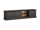 Livento TV-Board – Stilvolles & elegantes TV-Lowboard im klassischen Design mit 3 Türen und MDF-Details