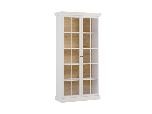 Livento Elegante Vitrine mit Glastüren und 4 Einlegeböden – Stilvoll und Hochwertig