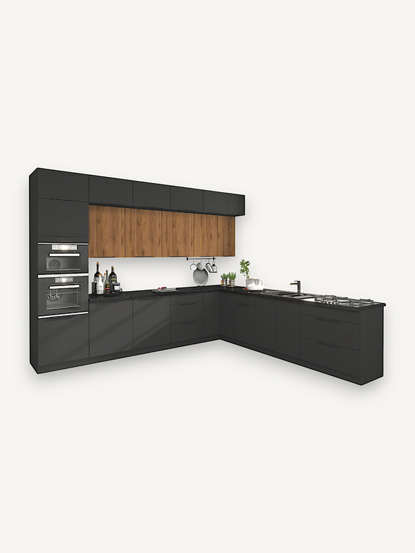 Winkelküche - K60-G330 L - Funktionalität und Ästhetik perfekt kombiniert