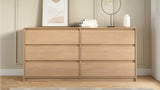 Mariva Kommode Elegant Modern Stilvoll Geräumig 6 Schubladen Cremona Eiche
