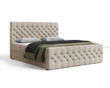 Boxbett - Bett 12 - Manila - Modernes Polsterbett mit Bettkasten