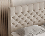 Boxbett - Bett 12 - Manila - Modernes Polsterbett mit Bettkasten