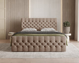 Boxbett – Bett 12 – Manila – Modernes Polsterbett mit Bettkasten