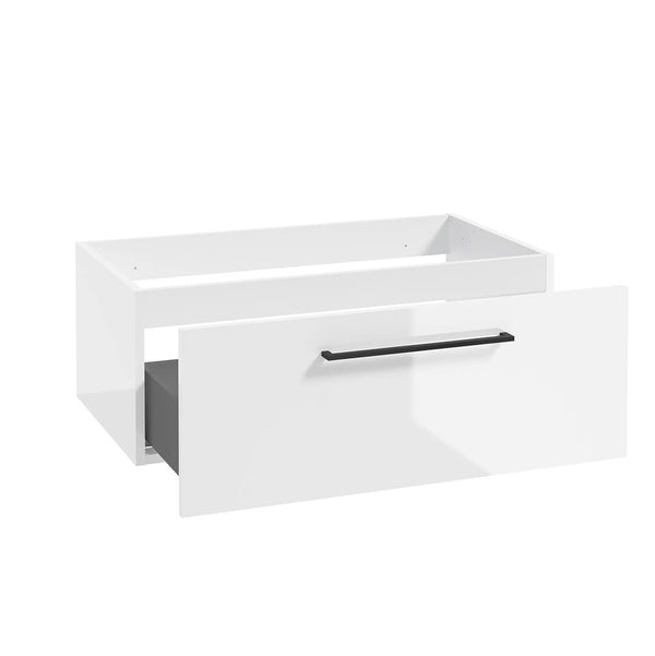 Waschbeckenunterschrank - METRO SYSTEM D80 - Weiß Hochglanz - ROYAL24_MARKT