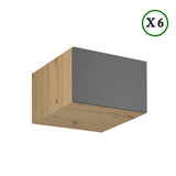 Küchenzeile K72-G360 R - Langen Grau - Langlebige Materialien für hohe Belastbarkeit - ROYAL24_MARKT