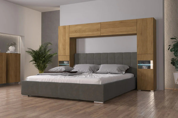 Schlafzimmer-Set - Wertvolle Möbelstücke / Elegante Einrichtung für Ihr Zuhause - Panama 12 - ROYAL24_MARKT