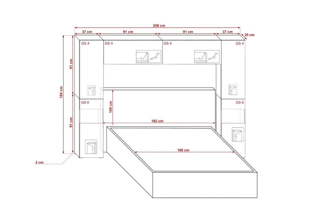 Schlafzimmer-Set - Wertvolle Möbelstücke / Elegante Einrichtung für Ihr Zuhause - Panama 12