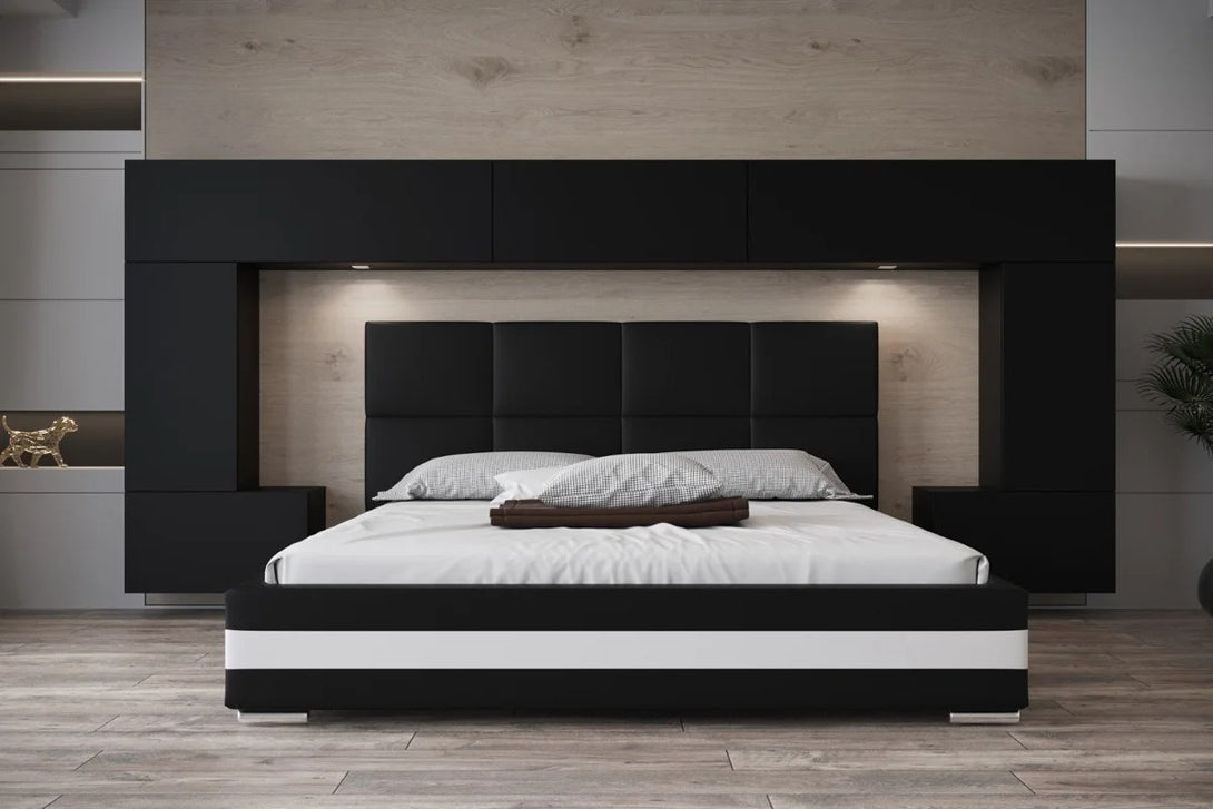 Schlafzimmer-Set - Bett mit Panama Schränken Panama 6.
